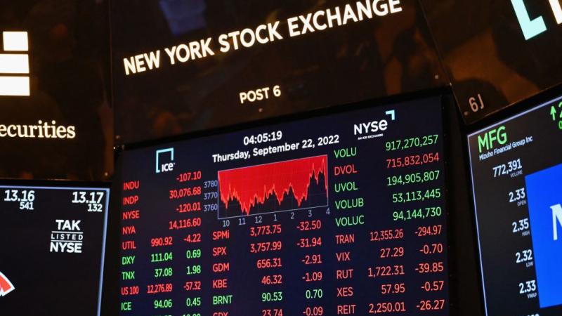 The New York Stock Exchange, Sept. 22, 2022