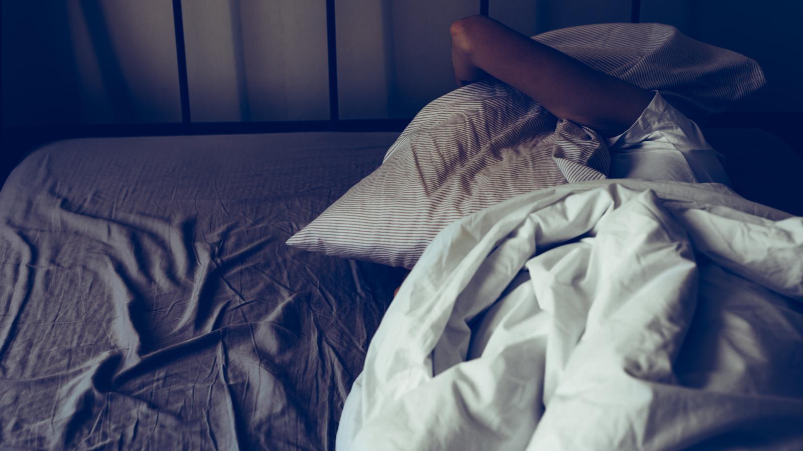 A person sleeping