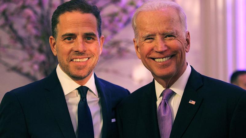 Hunter Biden with father Joe Biden